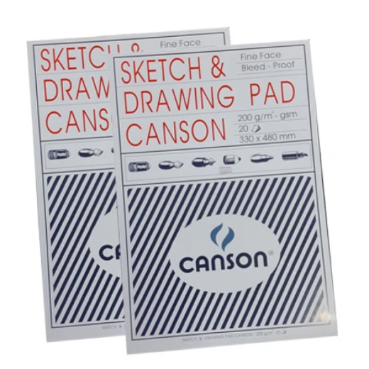 Canson Sketch & Drawing Pad size A3 (330 x 480 mm) 20 Pieces Canson Sketch & Drawing Pad size A3 (330 x 480 mm) 20 Pieces