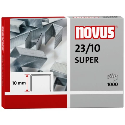 Novus 23/10 Super Staples 1000 pcs 10mm