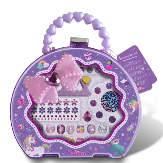 Tokidas Engaging Nail Art, Ring & Stick-on Earrings