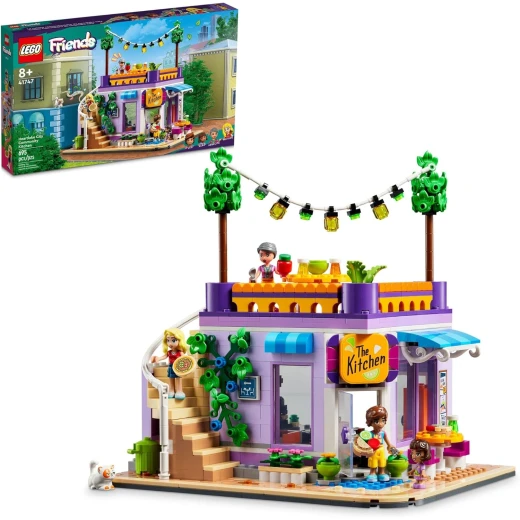 LEGO Friends Heartlake City Community Kitchen 41747 Pretend Building Toy Set, Creative Fun for Boys and Girls Ages 8+, with 3 Mini-Dolls, 1 Micro-Doll, a Pet Cat and Lots of Kitchen Accessories LEGO Friends Heartlake City Community Kitchen 41747 Pretend Building Toy Set, Creative Fun for Boys and Girls Ages 8+, with 3 Mini-Dolls, 1 Micro-Doll, a Pet Cat and Lots of Kitchen Accessories