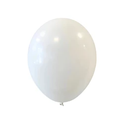 Balloon 1 Piece, High-Quality Material, Suitable for Air or Helium Inflation, Perfect for Parties &amp; Events White Ballon
