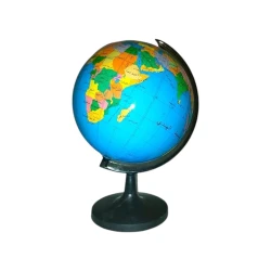Educational Globe in Arabic, 21.40 cm, Mounted on a Black Stand