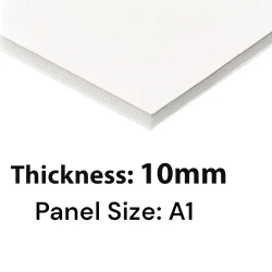 A1 Foam Board, 10mm Thickness, High-Durability for Professional Applications