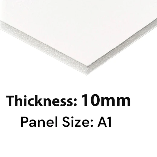 A1 Foam Board, 10mm Thickness, High-Durability for Professional Applications