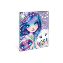 Nebulous Stars Color by Number Coloring Book, Includes Colored Markers