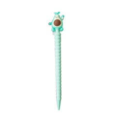 Food-Themed Avocado Pen Fun Green Design, Perfect for School, Office, or Gift Use