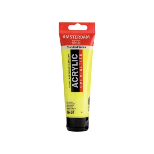 Amsterdam Acrylic Paint Nickel Titanium Yellow, 120 ml Semi-Transparent Acrylic with Bright Finish Standard Series For Canvas, Paper & Wood Amsterdam Acrylic Paint Nickel Titanium Yellow, 120 ml Semi-Transparent Acrylic with Bright Finish Standard Series For Canvas, Paper & Wood