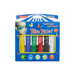 Washable Face Paint for Kids 6 Safe, Vibrant Colors, Paraben-Free