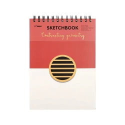 POTENTATE Black Pad A3 Sketch Notebook, 32 Acid-Free Sheets, 120gsm Artist Paper, Large Drawing Pad for Sketching &amp; Design, Stylish Cover Design