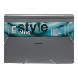 Foldermate Grey File Bag, 13 Pockets A4 Size, Durable, Portable Organizer for Documents and Files