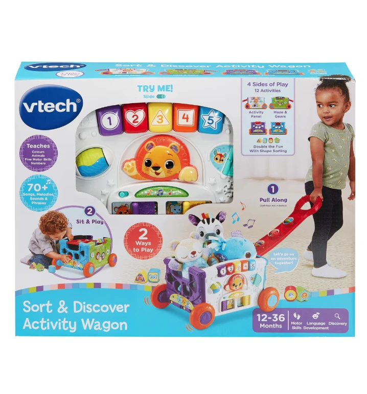 VTech Sort & Discover Activity Wagon – Interactive Learning Toy
