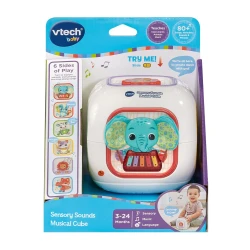 VTech Sensory Sounds Musical Cube – Interactive Baby Toy