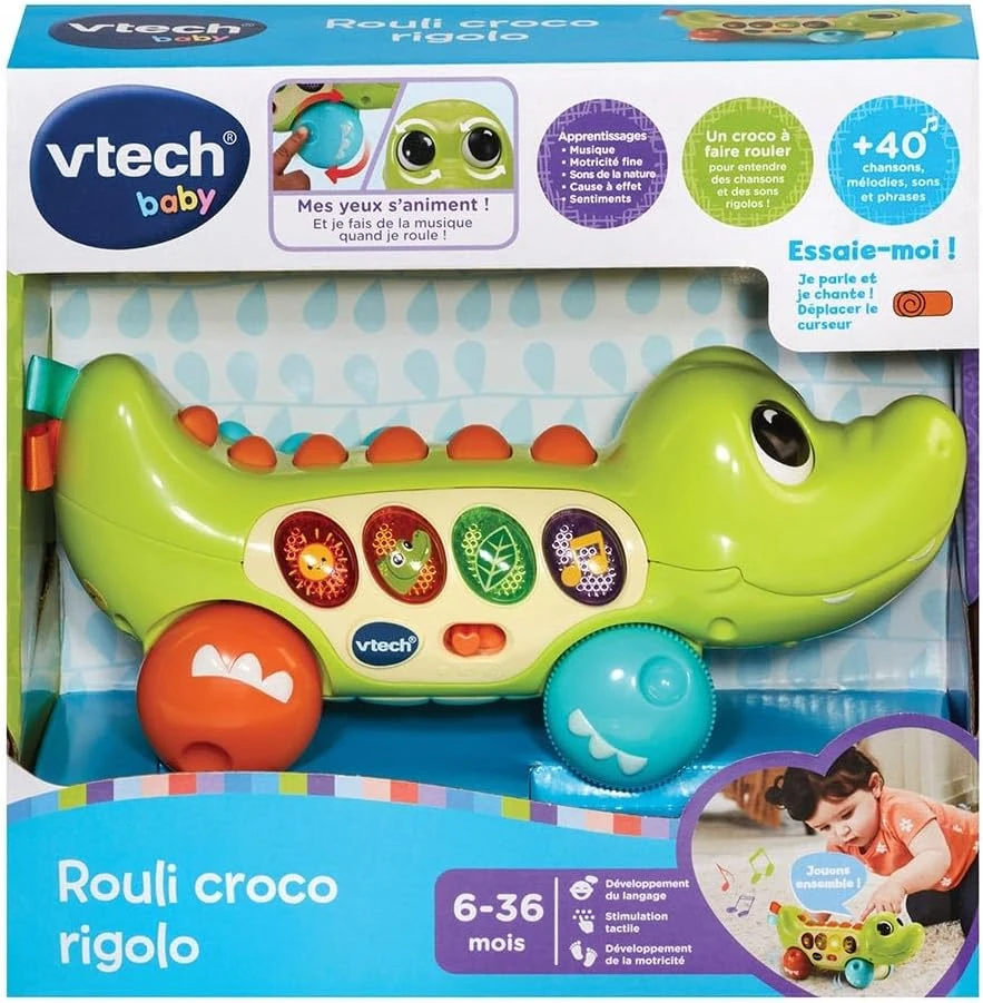 VTech Squishy Spikes Alligator – Sensory Learning Toy