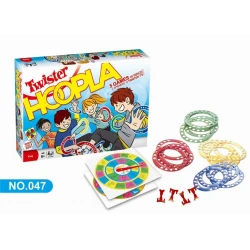 "Twister Hoopla" Fun Ring-Based Challenge Game