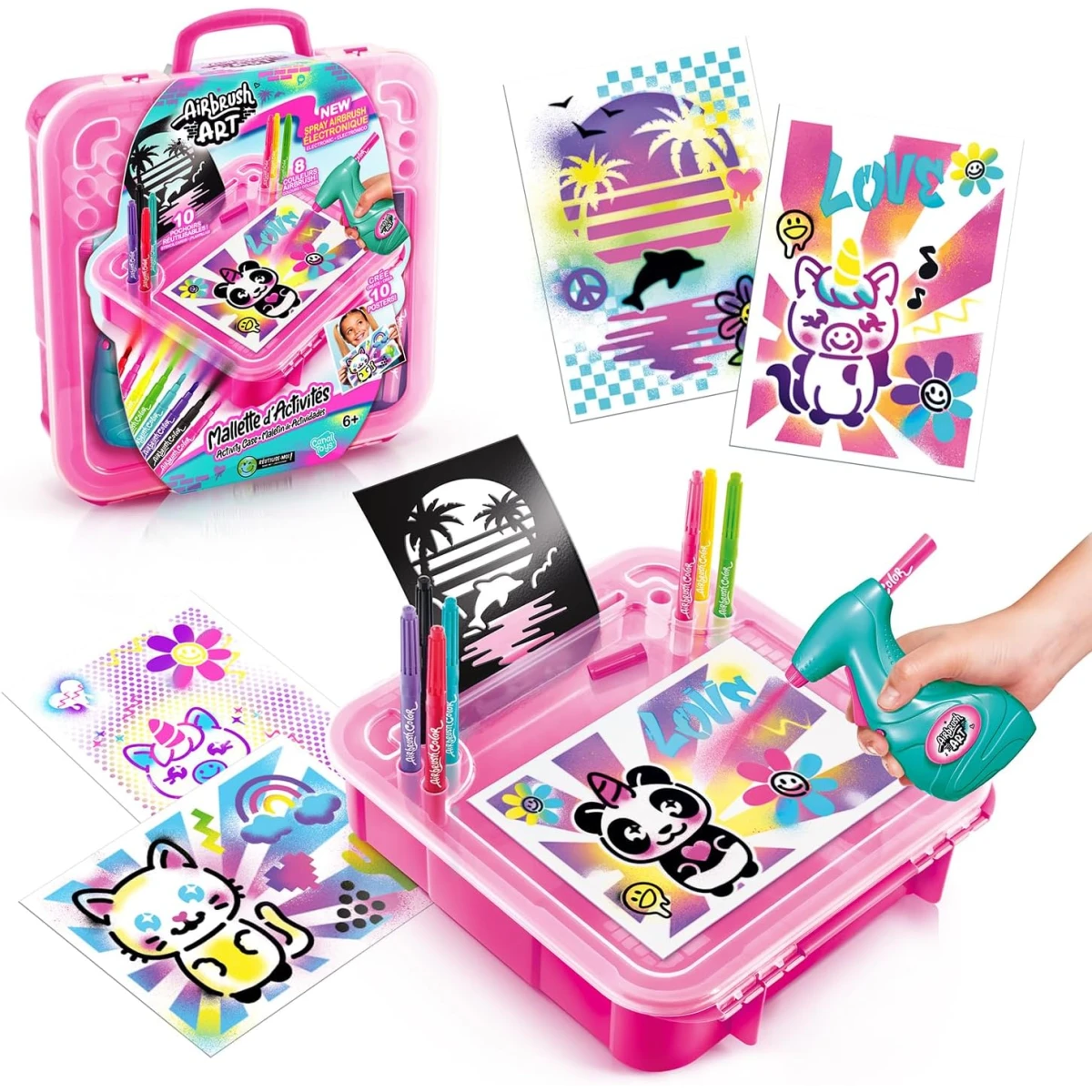 Airbrush Art Studio Set – Interactive Creative Kit for Kids
