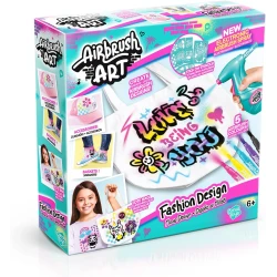 Airbrush Art Fashion Design Kit – Creative Set for Kids