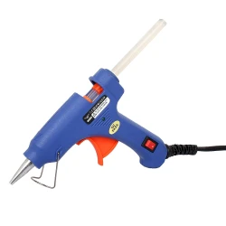 Hot Melt Glue Gun 20W, Compact Craft &amp; DIY Tool with Precision Nozzle, Compatible with 10–20mm Sticks