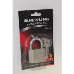 SHENLING Top Security Lock 40mm – Dual Key Padlock