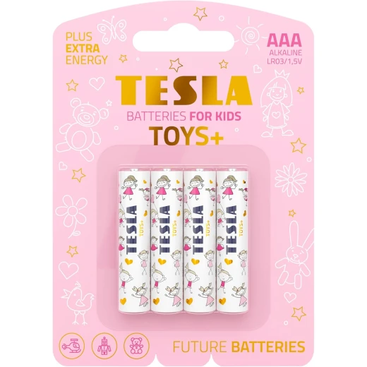 Tesla Toys GIRL AAA Batteries -4 pcs Tesla Toys GIRL AAA Batteries -4 pcs