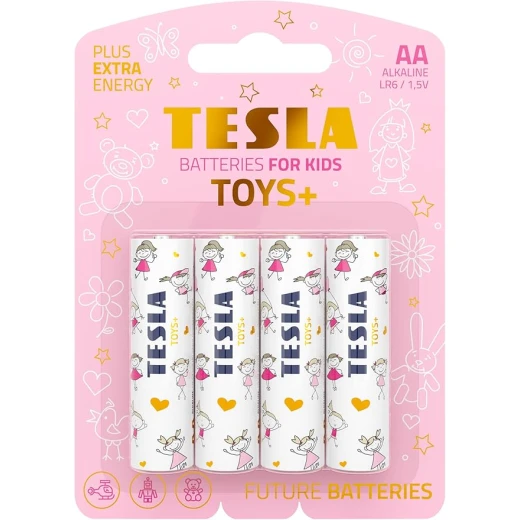 Tesla Toys GIRL AA Batteries -4 pcs Tesla Toys GIRL AA Batteries -4 pcs