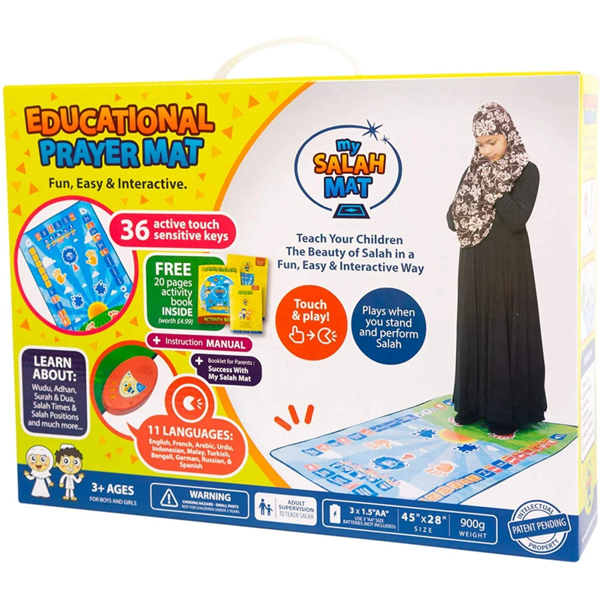 Interactive Educational Prayer Mat for Kids