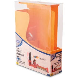 MAS 4-piece storage system accessory set orange, includes 4 desk utensils Code 882