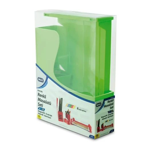 MAS 4-piece storage system accessory set Green , includes 4 desk utensils MAS 4-piece storage system accessory set Green , includes 4 desk utensils