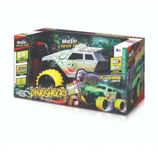 Maisto Dinoshock R/C Car, Dinosaur Edition – Model 82638 – 1:16 Scale