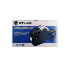 Atlas Manual Price Labeller PL810E, Multi-Functional Label Gun for Pricing &amp; Inventory
