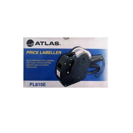 Atlas Manual Price Labeller PL810E, Multi-Functional Label Gun for Pricing & Inventory