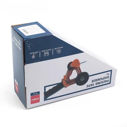 DEQI Packing Tape Dispenser 800 – Heavy-Duty Tape Gun with Ergonomic Grip and Sharp Blade