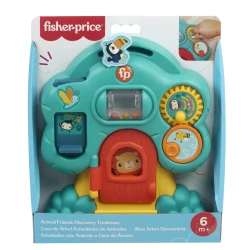 Fisher-Price Animal Friends Discovery Treehouse – Baby Activity Toy – Model HXK32 – by Mattel