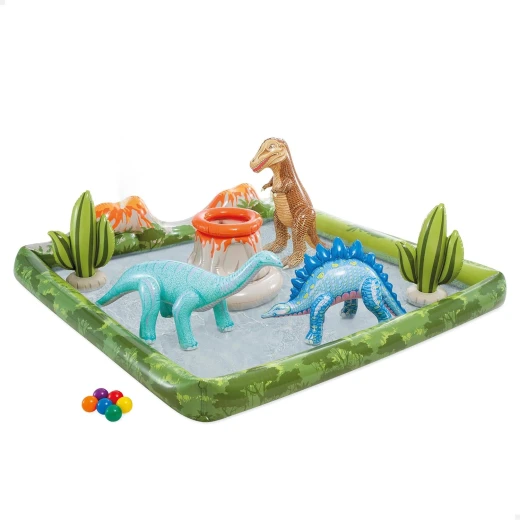 Intex Jurassic Adventure Play Center, Inflated Size: 2.01m x 2.01m x 36cm (56132NP) Intex Jurassic Adventure Play Center, Inflated Size: 2.01m x 2.01m x 36cm (56132NP)