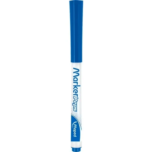 Maped Pep Blue Whiteboard Marker - Fine Tip for Smooth Writing Maped Pep Blue Whiteboard Marker - Fine Tip for Smooth Writing