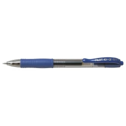 قلم حبر جل بايلوت G-2 أزرق 1.0 مم - قلم كتابة سلس