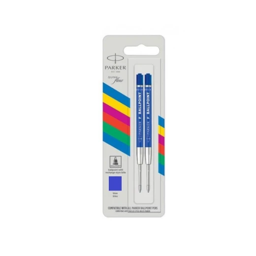 Parker Eco Ballpoint Pen Refills Blue Medium 2-Pack - Smooth Writing Parker Eco Ballpoint Pen Refills Blue Medium 2-Pack - Smooth Writing