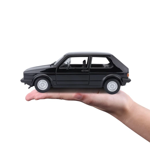 Bburago 1:24 فولكس واجن VW Golf Mk1 GTI 1979 أسود نموذج مصبوب - Image 4
