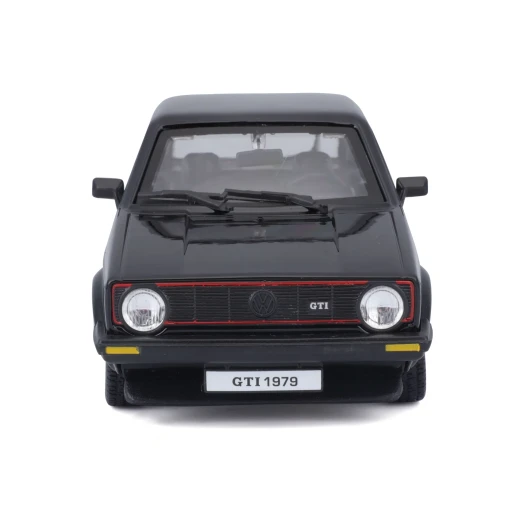 Bburago 1:24 فولكس واجن VW Golf Mk1 GTI 1979 أسود نموذج مصبوب - Image 8