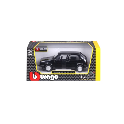 Bburago 1:24 فولكس واجن VW Golf Mk1 GTI 1979 أسود نموذج مصبوب - Image 14