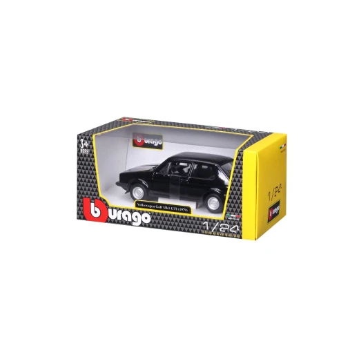 Bburago 1:24 فولكس واجن VW Golf Mk1 GTI 1979 أسود نموذج مصبوب - Image 15