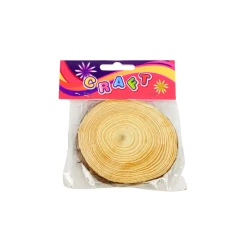 Wooden Craft Disc - Small Natural Wood for Crafts