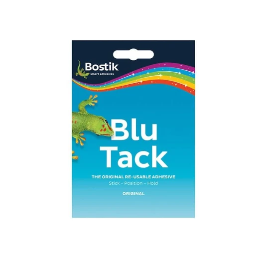 Bostik Blu Tack Handy Reusable Adhesive - Holds Posters & More