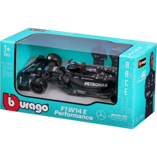 Bburago Mercedes-AMG F1 W14 E Performance 1:43 Model Car #63 Russell