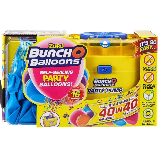 Bunch O Balloons BOB Party Balloons Original Party Pump w/2 Bunch Ballons Blue balloon included, Multicolor, - Image 2