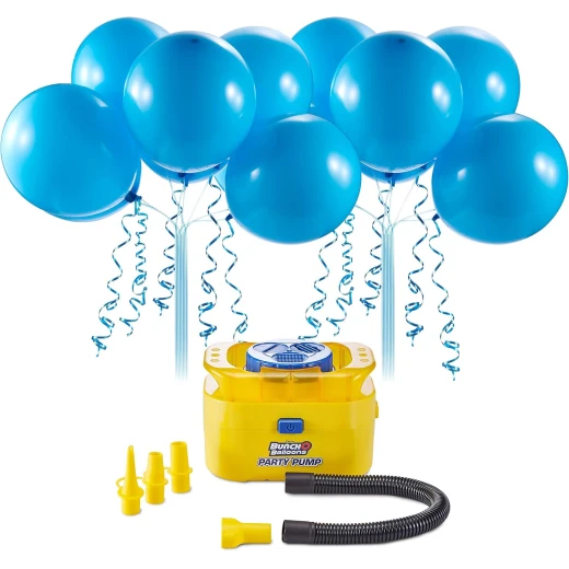 Bunch O Balloons BOB Party Balloons Original Party Pump w/2 Bunch Ballons Blue balloon included, Multicolor,