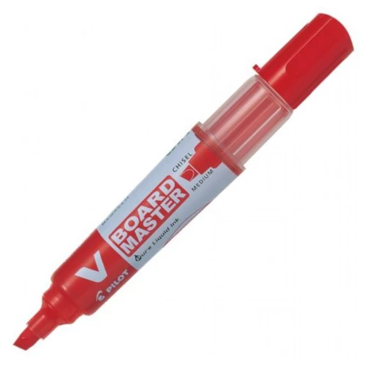 Pilot V Board Master Red Chisel Tip Whiteboard Marker - Bold Writing Pilot V Board Master Red Chisel Tip Whiteboard Marker - Bold Writing