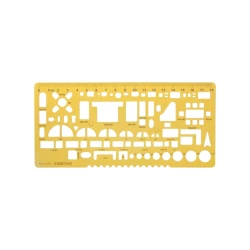 Cokai 19cm Architect Furniture Ruler 1:100 for Precise Drawings