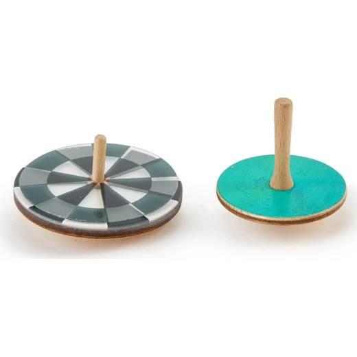 Hape Animated Spinning Top: Wooden Toy for Kids Ages 3+ | Colorful & Fun Hape Animated Spinning Top: Wooden Toy for Kids Ages 3+ | Colorful & Fun