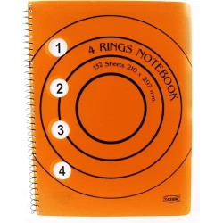A4 Notebook 152 Pages - 4 Rings - School &amp; Office Supplies
