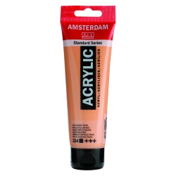 Amsterdam Acrylics Naples Yellow Red 120ml Tube - High Lightfastness